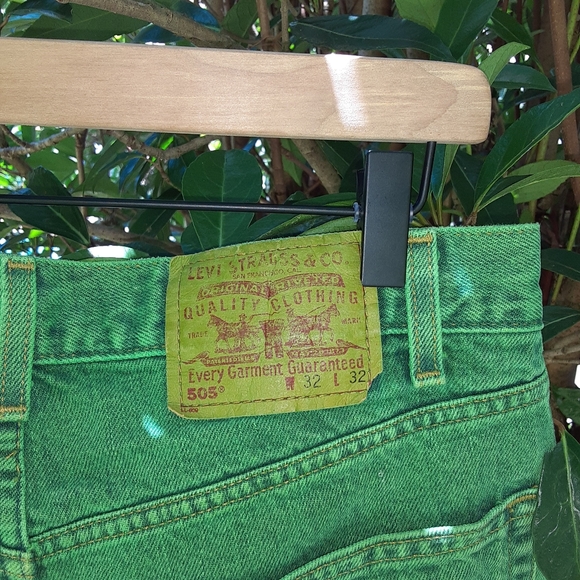 Levi's Green Mini Skirt - Picture 3 of 4